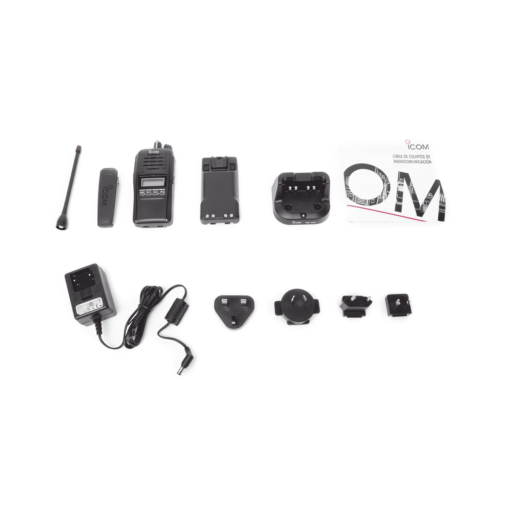 IC-F2100DSE Radio digital NXDN en la banda de UHF, rango de frecuencia 400-470MHz, sumergible IP67, analógico y digital, opera en sistemas trunking y convencional, 5W de potencia.