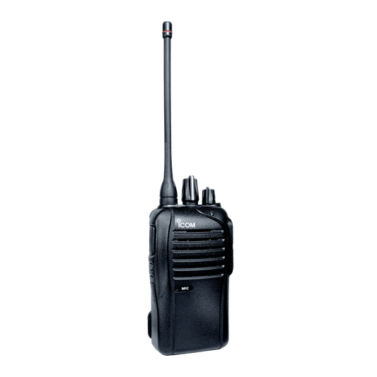 IC-F4103D/22 Radio Portátil Digital / 400-470 MHz / TRUNKING Mono-sitio / 16 canales / 5W de Potencia / batería, cargador, antena y clip incluidos.