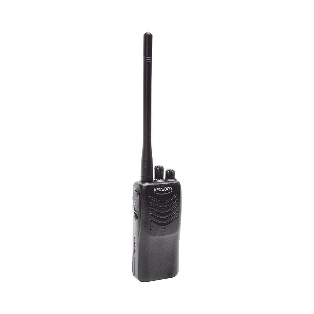 TK-2000-KV2 136-174 MHz, Práctico y Ligero, MIL-STD-810, 16 Canales, DTMF, IP54, VOX, Scan, Incluye antena, batería, cargador y clip
