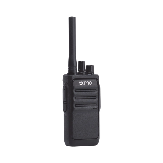 TX-320 Radio Portátil UHF 400-470 MHz, 16 canales, 2 Watts de potencia. Comunicación Clara en su Negocio