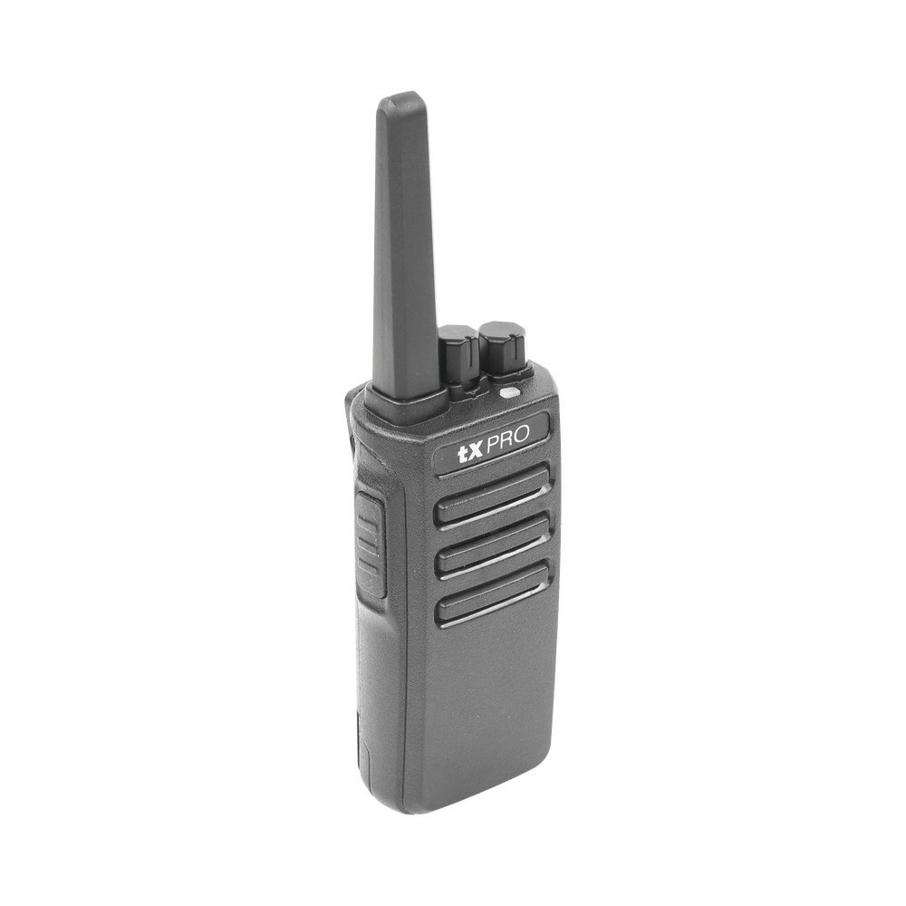 TX500DUO Par de radios TX500 VHF 136-174 MHz con 5 watts de potencia, 16 Canales Preconfigurados.