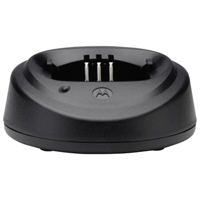 Cargador individual Motorola base de escritorio c/eliminador 120V no Impres EP450 DEP450 R2