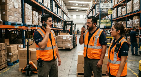 Radios para almacenes y logística: Mejora la coordinación y productividad