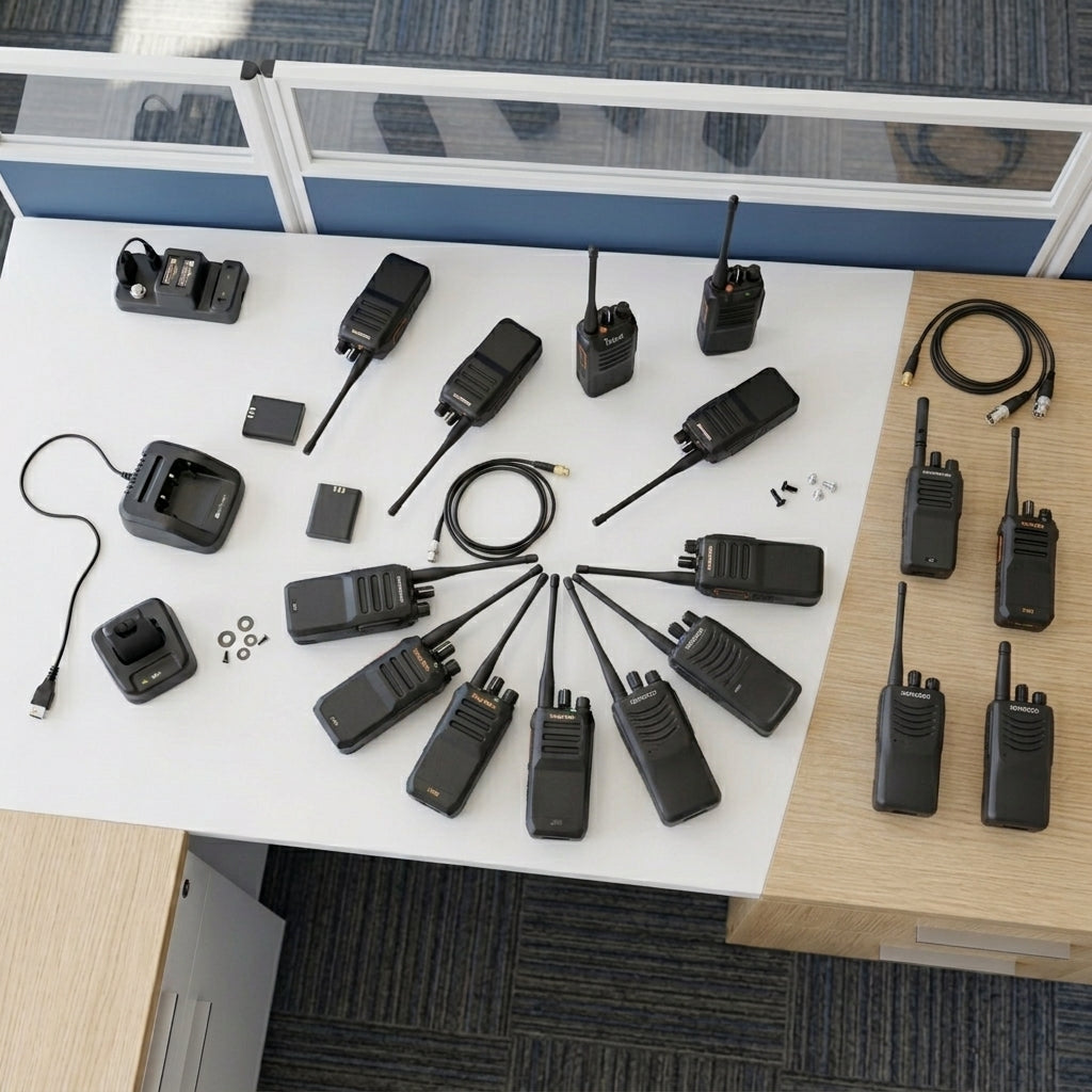 Foto de diferentes radios de COMREGIO donde sabemos cómo mejorar cobertura de radio