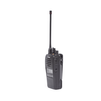 IC-F1100DSE Radio Digital NXDN en la banda de VHF, rango de frecuencia 136-174MHz, sumergible IP67, analógico y digital, opera en sistemas trunking y convencional, 5W de potencia.