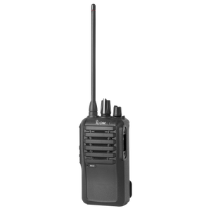 IC-F4003 Radio Portátil UHF / Batería 2250 mAh extrema duración / 400-470 MHz / 5W De Potencia / Bocina de 1500mW Mas Potente/ , 16 canales. Incluye: batería, cargador, antena, tapa de accesorios y clip.