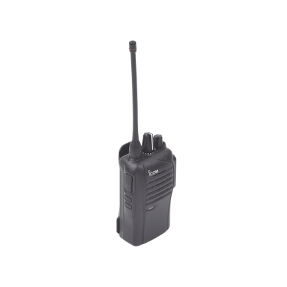 IC-F4103D/22 Radio Portátil Digital / 400-470 MHz / TRUNKING Mono-sitio / 16 canales / 5W de Potencia / batería, cargador, antena y clip incluidos.