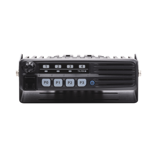 ICOM ICF5013 Radio Móvil Analógico en rango de frecuencia 136-174 MHz, 50 W de potencia de RF. Incluye micrófono, cable de corriente y bracket.