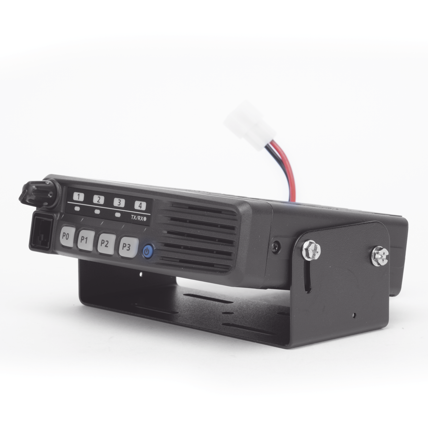 ICOM ICF5013 Radio Móvil Analógico en rango de frecuencia 136-174 MHz, 50 W de potencia de RF. Incluye micrófono, cable de corriente y bracket.