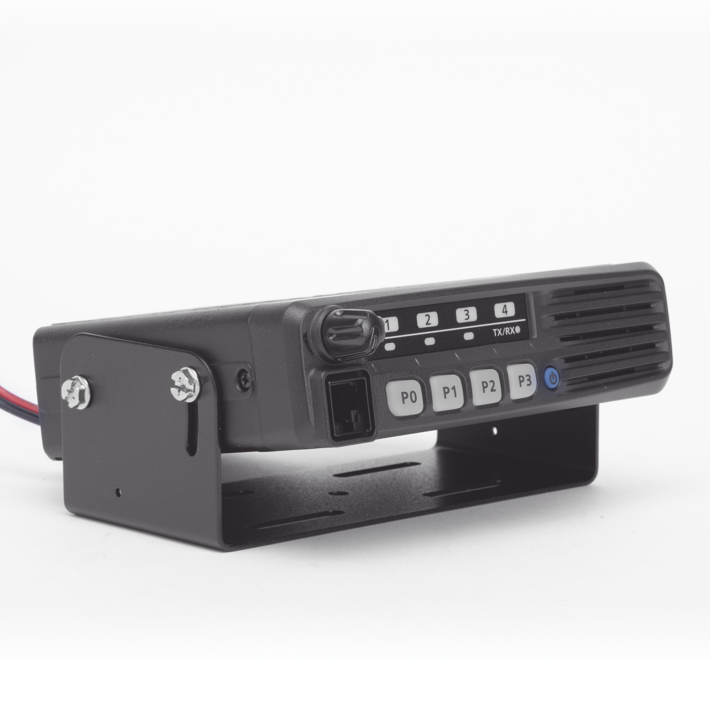 ICOM ICF5013 Radio Móvil Analógico en rango de frecuencia 136-174 MHz, 50 W de potencia de RF. Incluye micrófono, cable de corriente y bracket.