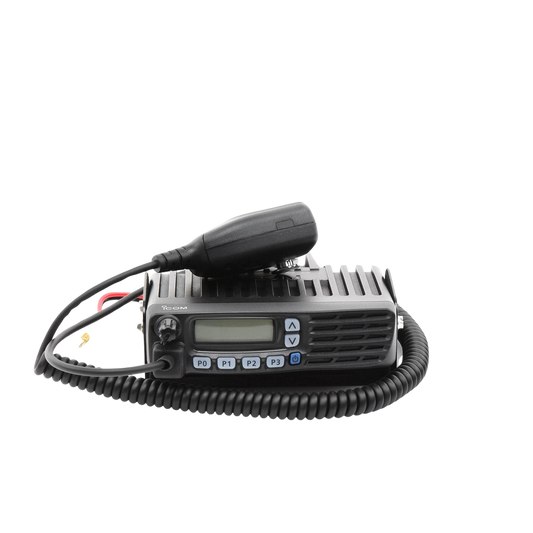 ICF5023H Radio Móvil Analógico en rango de frecuencia 136-174 MHz, 50 W de potencia de RF, 128 canales. Incluye microfono2, cable de alimentación y montaje
