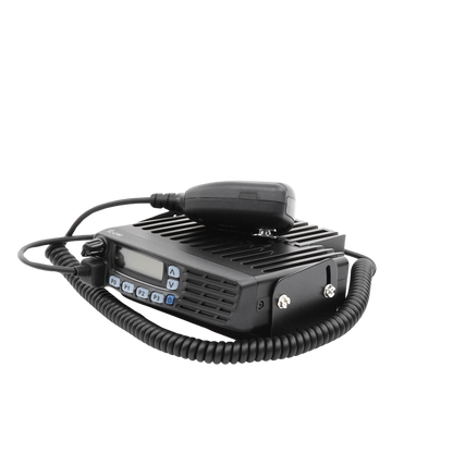 ICF5023H Radio Móvil Analógico en rango de frecuencia 136-174 MHz, 50 W de potencia de RF, 128 canales. Incluye microfono2, cable de alimentación y montaje