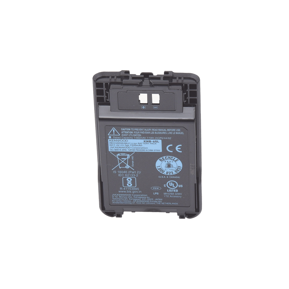 Batería Li-Ion, 1520 mAh. Para radios TK-2000 TK-3000.