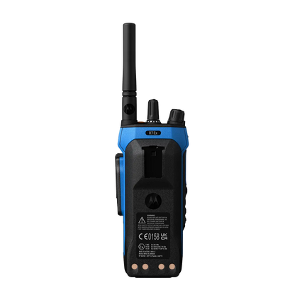 Radio portátil MOTOTRBO R7Ex de dos vías con certificación ATEX