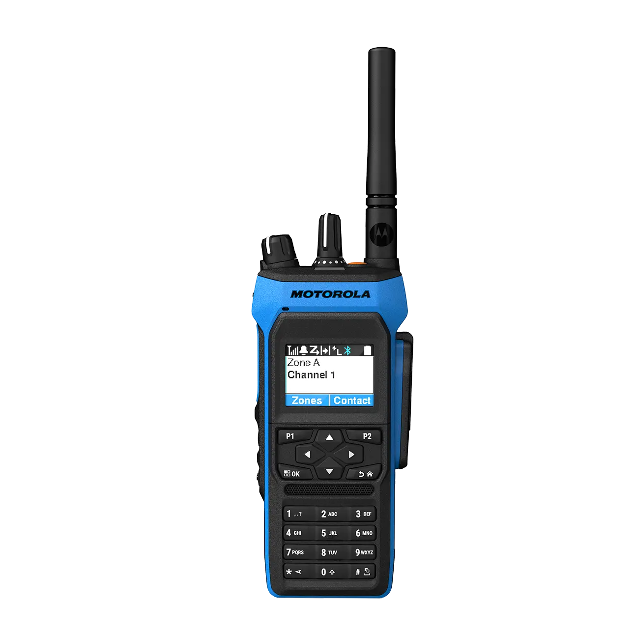 Radio portátil MOTOTRBO R7Ex de dos vías con certificación ATEX
