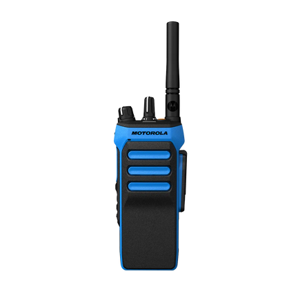 Radio portátil MOTOTRBO R7Ex de dos vías con certificación ATEX