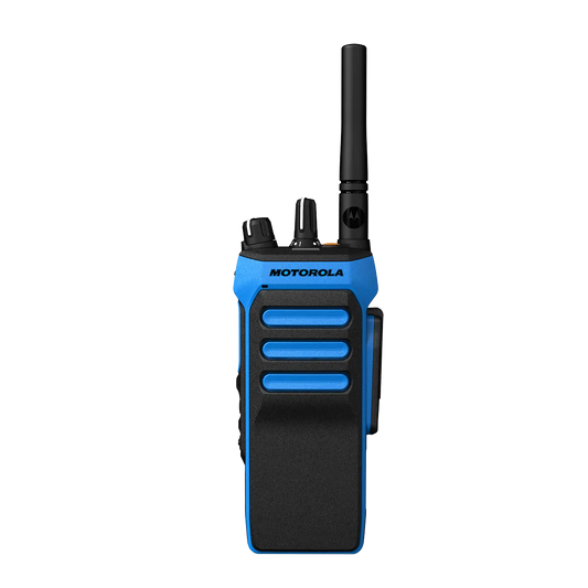 Radio portátil MOTOTRBO R7Ex de dos vías con certificación ATEX