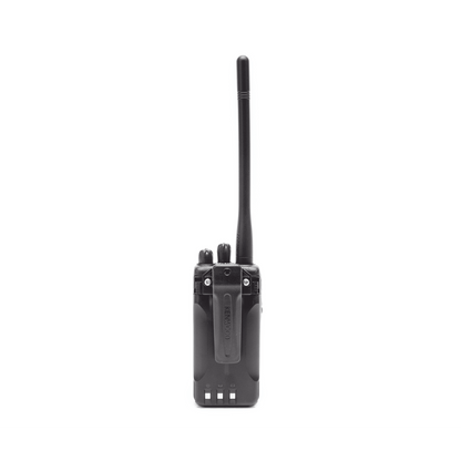 TK-2000-KV2 136-174 MHz, Práctico y Ligero, MIL-STD-810, 16 Canales, DTMF, IP54, VOX, Scan, Incluye antena, batería, cargador y clip