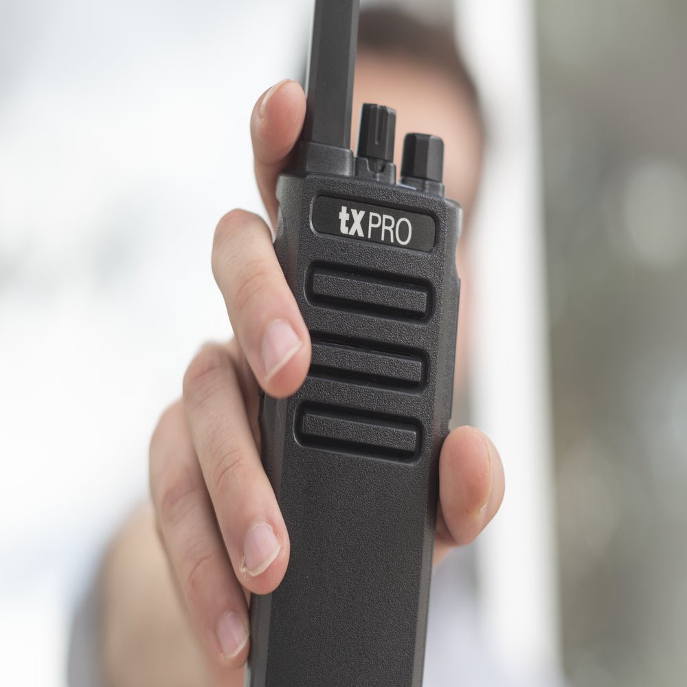 TX600DUO Duo de Radios Portatiles UHF, 5W de Potencia, Scrambler de Voz, Alta Cobertura, 400-470 MHZ