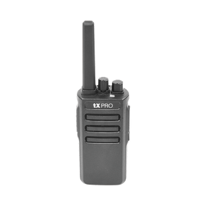 TX600 Radio Portátil UHF, 5W de Potencia, Scrambler de Voz, Alta Cobertura, 400-470 MHz, 16 canales preconfigurados